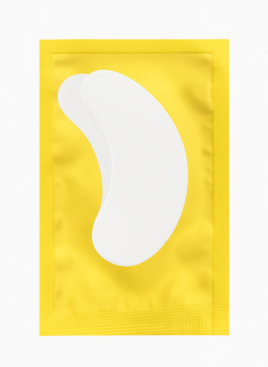 Lint-free under eye pads for lash extension application, 10 pairs