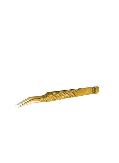Precision Curved Angled Isolation Tweezer - Elusive Beauty