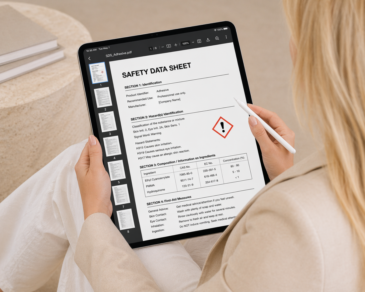 Which Lash Products Actually Require a Safety Data Sheet (SDS)? Canada, USA & EU Explained