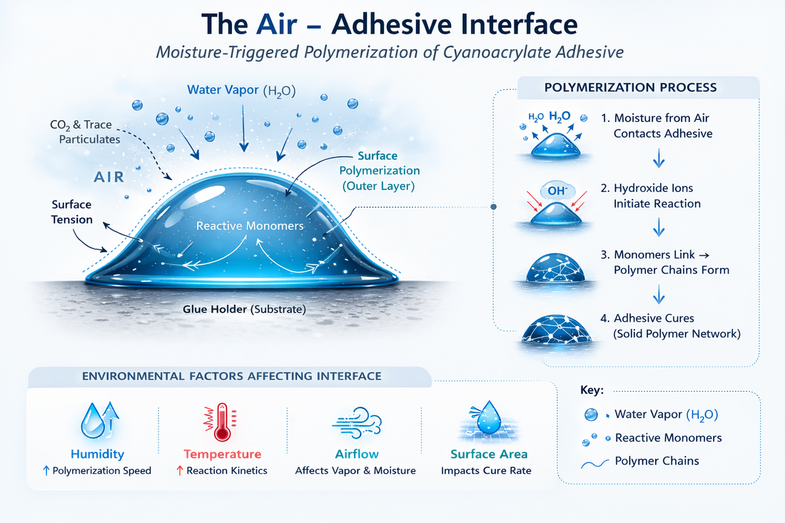 Air-Adhesive Interface