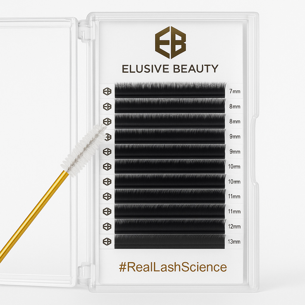 YY Lashes – 0.07 Thickness | C, CC, D Curl | Mix Tray 8–14mm