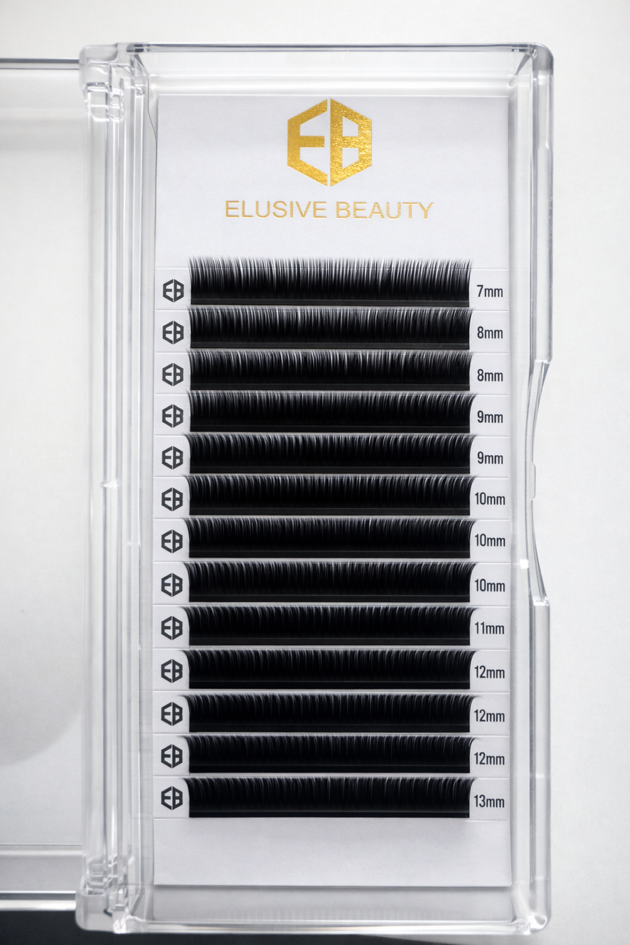 Laser lashes up close — surface texture that grips.